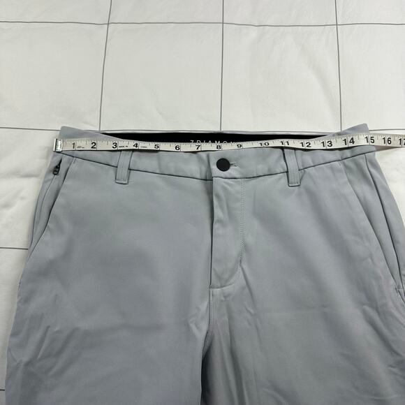 7 Diamonds Pants Mens 30x30 Fog Gray Infinity Chino Performance Golf Stretch - Picture 6 of 11